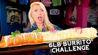 6LB BURRITO CHALLENGE at Pueblita in Upland, CA!! #RainaisCrazy