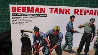 Unboxing 1/35 German Tank Repair Crew - MiniArt 35011