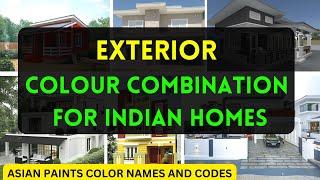 Exterior house painting color ideas / asian paints exterior colour combination / elevation colour