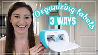 HOW TO MAKE LABELS WITH THE CRICUT JOY // Home Organization Labels + Vinyl, Iron-On, & Smart Labels