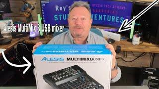 Alesis MultiMix 8 USB FX 2 for recording at home or mixing live