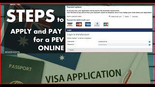 How to Apply for a PEV via Immi Account | #fahehoita