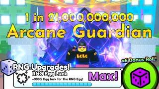 i HATCHED 1 in 21,000,000,000 with MAX LUCK in Pet Sim 99 RNG