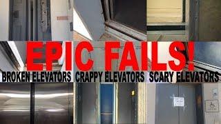 When Elevators Fail-A Compilation of Broken And Messed Up Elevators (And Other Fails)