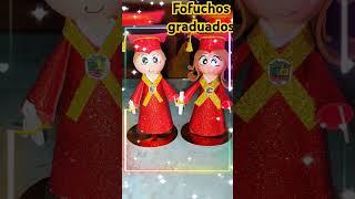 Hermosos fofuchos graduados #manualidades #facil #navidaddiy #hermosa #diy