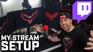 MY TWITCH STREAM SETUP TOUR! (Cribs Edition)