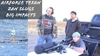 New Airgunners Try The BIG BORE For The First Time! | Airforce Airguns .457 With NEW Zan Slugs