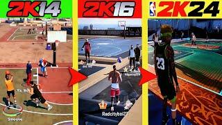 THE EVOLUTION OF MYPARK IN NBA 2K  ( NBA 2K13 - NBA 2K24 )  #nba2k25