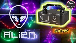 Alien Laser 500mW RGB Beam Scanner Projector DJ Disco Dance Party Stage Laser Light.