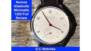 Nomos Glashutte Neomatik Minimatik 1203 Review