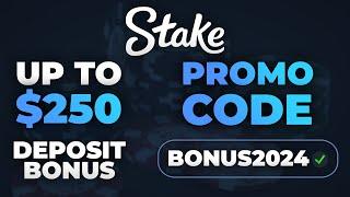 Stake Promo Code "BONUS2024" - up to $250 with stake promo code