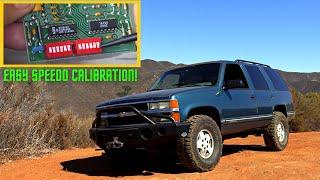 1995 Chevy Truck and Tahoe Speedometer Calibration for Perfect Accuracy