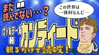 【本要約】ヴォルテール著「カンディード」をイラストアニメで読破！【知っておきたい名作文学】