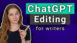 Can ChatGPT Edit Your Book? | How to Write a Book Using ChatGPT | AI for Authors | Copyediting