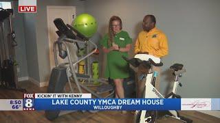 Kenny checks out 2024 Lake County YMCA Dream House