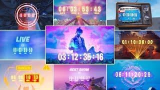 All Event Countdown in Fortnite (Chapter 1 Season 4 - Chapter 2 Remix)