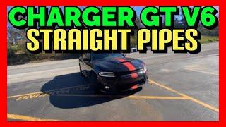 2019 Dodge Charger GT V6 DUAL EXHAUST w/ STRAIGHT PIPES!