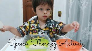 Speech Therapy Activity - Improve Motor , Sensory & Speech | Aktiviti Mudah Terapi Percakapan