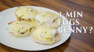Eggs Benedict From Scratch In Under 4 Minutes? #EggsBeneQuick