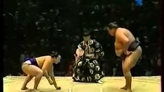 Sumo Paris Bercy 1995 - Terao contre Akebono