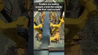 Heavy machines used in road projects | #shorts