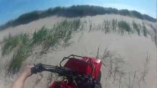 Honda ATC 250's Beach Burning in Scotland