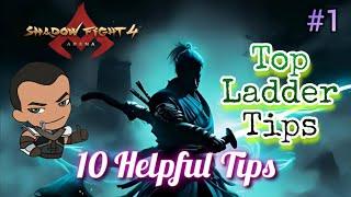 10 Helpful Tips For Shadow Fight Arena | (Part 1) Shadow Fight Arena 4 : Top Ladder Gameplay Tips