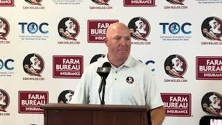 FSU Football Defensive Coordinator Adam Fuller on Georgia Tech Loss, Boston College