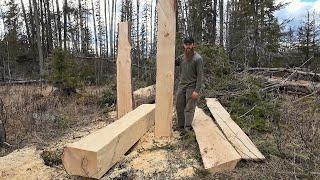 Freehand Chainsaw Milling - Turning Logs Into Lumber