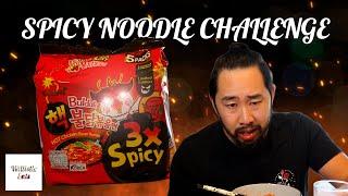 World's Hottest 3x SPICY Noodles!! - Spicy Noodle Challenge 2021