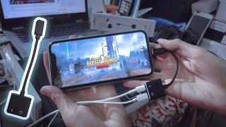 Splitter for iPhone XR |Earphone+Charging 100% Works for Gaming Live Stream