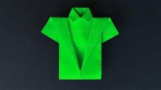 Origami Shirt  - Easy Origami Tutorial for Beginners