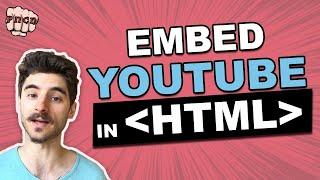 Embed a YouTube Video in HTML and Make it Responsive (CSS included)