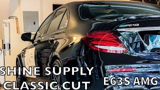 SHINE SUPPLY CLASSIC CUT REVIEW | PAINT CORRECTION ON A BLACK CAR | E63S AMG