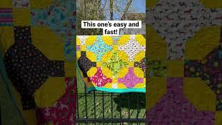 Need to make a quick quilt? This one’s fast and easy! #quilting #diy #quilts #quiltingtutorial