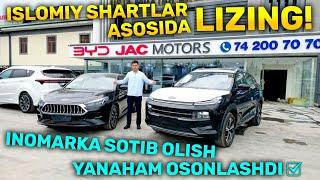 Endilikda Inomarkalarni Pulini bo’lib to’lash sharti bilan xarid qilishingiz mumkun China Motors Jac