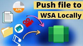 How to transfer files between win 11 and WSA locally | Send files from Windows 11 to WSA - MrTechno