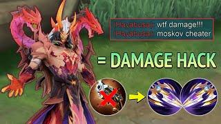 GLOBAL MOSKOV 85% WINRATE SECRET BUILD FOR DAMAGE HACK!! (must try!) - MLBB