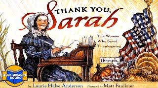   Kids Book Read Aloud: THANK YOU, SARAH by Laurie Halse Anderson