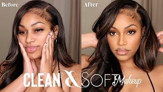 CLEAN GIRL MAKEUP | GO- TO EVERYDAY SOFT GLAM + (Simple, Natural & Lightweight WOC)