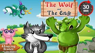 The Wolf and The Gruff | 4 Fairy Tales & Bedtime Stories For Kids | Kiddom Tales