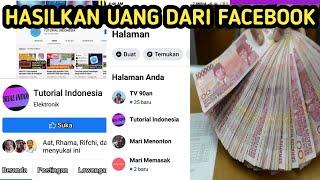 Cara buat halaman fanspage facebook agar menghasilkan uang lewat hp