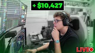 Watch Me Make $10k Trading Memecoins (LIVE)