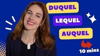 Lequel, Auquel, Duquel : Les PRONOMS RELATIFS COMPOSÉS | Grammaire B2 - C1