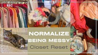 Normalize a Messy Home | Closet Reset Winter Clothing