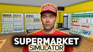 Устроился на нормальную работу  Supermarket Simulator [PC 2024] #1