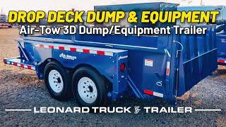 DROP DECK DUMP/EQUIPMENT - 3D Air-Tow Dump/Equipment Trailer