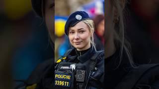 Arrest me please beautiful police officer from Czech Republic️ #streetphotography