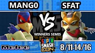 SSC 2016 SSBM - C9 Mango (Falco) Vs. CLG | SFAT (Fox) - Melee Winners Semis