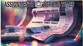 Assignment Abroad Times Today 5/1/2025 || job vacancy for Gulf countries ||#abroadjob2025 #job